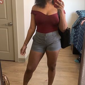 Gap Burgundy Bodysuit